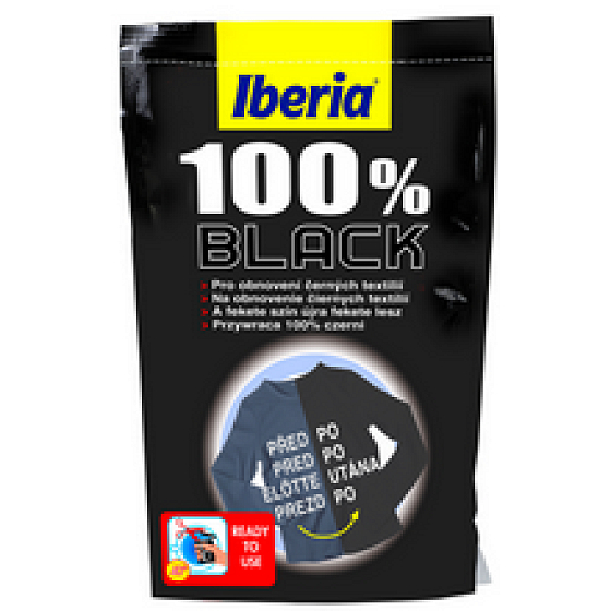 Iberia 100% black restores the black color of the fabric 400 g