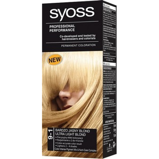 Syoss Professional Hair Color 9 - 1 Extra Light Blond