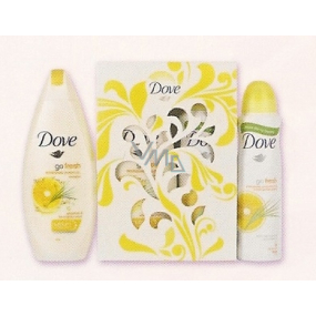 Dove Go Fresh Energize Grapefruit & Lemon Antiperspirant Deo Spray 150 ml + shower gel 250 ml, cosmetic set