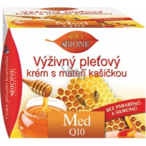 Bione Cosmetics Honey and Q10 Nourishing Face Cream with Royal Jelly 51 ml