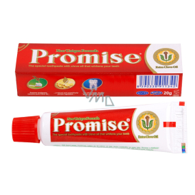 Promise with clove oil whitening toothpaste travel pack 20 g