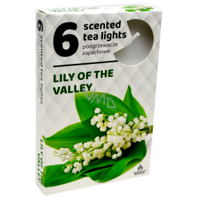 Tea Lights Lily of the Valley scented tea lights 6 pieces