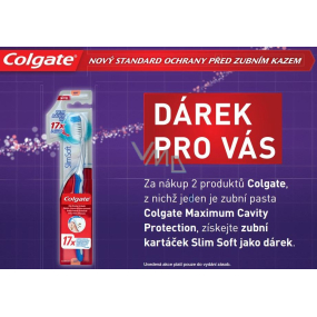 DÁREK Colgate Slim Soft kartáček na zuby 1 kus