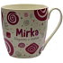 Nekupto Twister mug named Mirka pink 0.4 liter