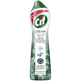 Cif Cream Aroma Eucalyptus & Herbal Extracts abrasive cleaning liquid cream 500 ml