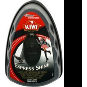 Kiwi Express Shine Black sponge for shoes 6 ml