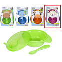 First Steps Travel feeding set Hare bowl + spoon