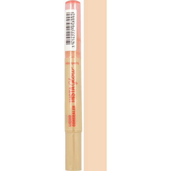 Miss Sports Insta Glow Liquid Concealer Liquid Concealer 001 Radiant Light 1.1 g