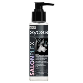 Syoss SalonPlex Hair Reconstruction non-rinsing serum for chemically treated and mechanically stressed hair 100 ml