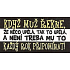 Nekupto Gifts with humor Tin Sign When a man says 23 x 12 cm