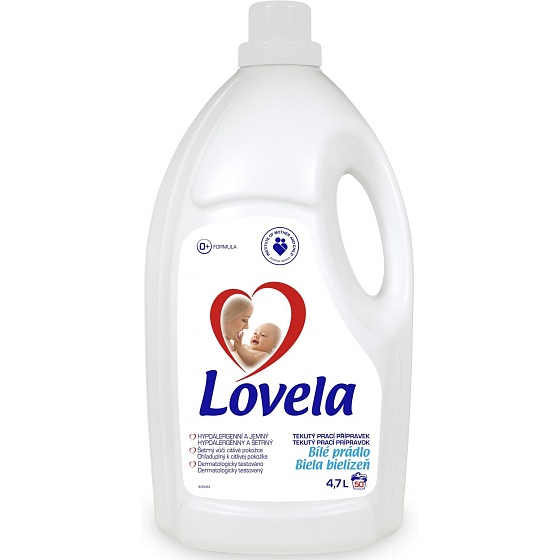 Lovela White underwear Hypoallergenic liquid detergent 50 doses of 4.7 l