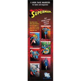 If Mini Page Markers Magnetic bookmark Superman 6 pieces