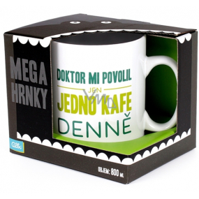 Albi Megahrnek The doctor allowed me only one coffee a day of 800 ml