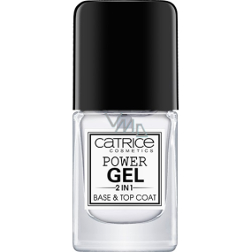 Catrice Power Gel 2in1 Base & Top Coat base and top coat for nails 10 ml