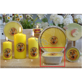 Lima Citronela mosquito repellent candle scented yellow garden square 190 g