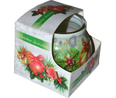 Admit Christmas Decorations scented candle in glass 80 g