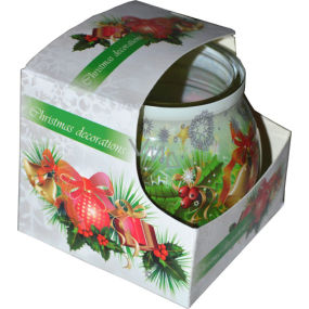 Admit Christmas Decorations scented candle in glass 80 g