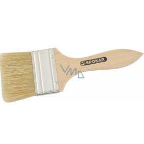 Spokar Rukr flat brush, wooden handle, clean bristle, size 2.5