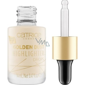 Catrice Golden Dust Highlighter Drops Brightening Drops 010 Spacegold 14 ml