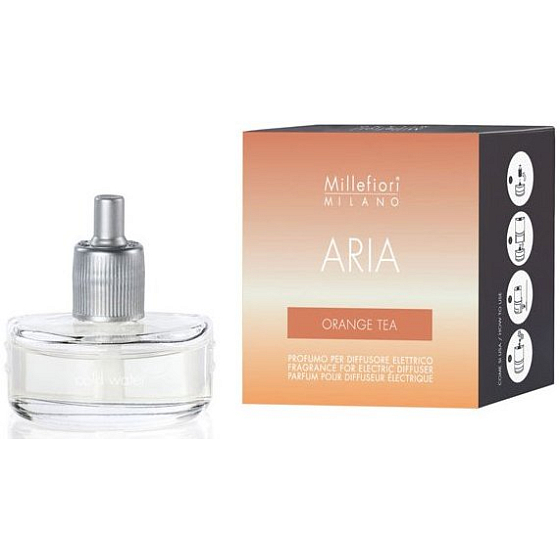 Millefiori Milano Aria Orange Tea - Orange tea filling for electric diffuser smells 6-8 weeks 20 ml