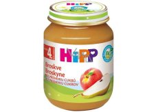 Hipp Fruit Organic Peaches fruit side dish, reduced lactose and no added sugar for children 125 g