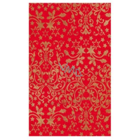 Ditipo Gift wrapping paper 70 x 200 cm Luxury red gold ornaments