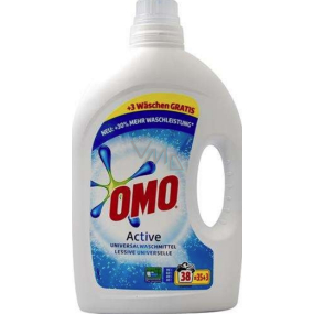 Omo Active gel for washing, white and light laundry 38 doses 1.9 l