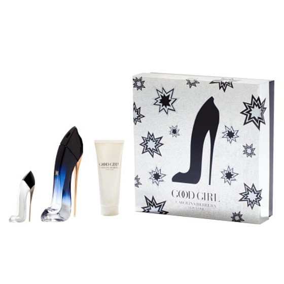 Carolina Herrera Good Girl Légére perfumed water for women 50 ml + body lotion 75 ml + perfumed water mini 7 ml, gift set