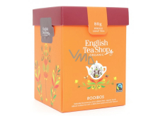 English Tea Shop Bio Rooibos pure loose 80 g + wooden measuring cup with buckle