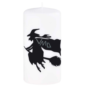 Bolsius Witch decorative candle white cylinder 60 x 120 mm