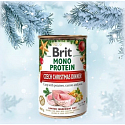 Brit Mono Protein Czech Christmas feast carp with potatoes, carrots and peas complete food for adult dogs 400 g