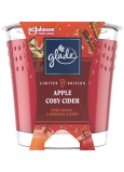 Glade Apple Cosy Cider scented cider scented candle in glass, burning time up to 38 hours 129 g