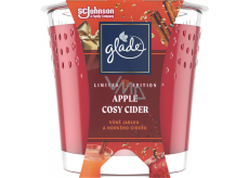 Glade Apple Cosy Cider scented cider scented candle in glass, burning time up to 38 hours 129 g