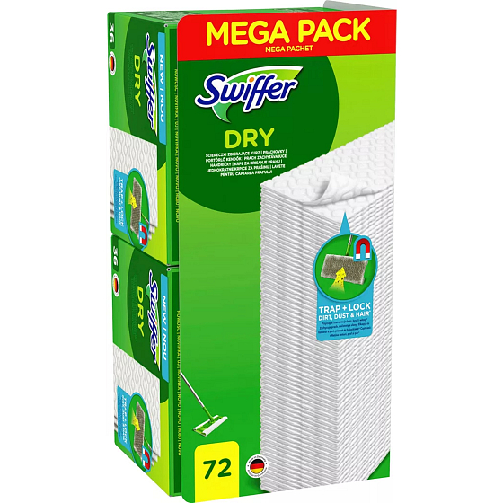 Swiffer Dry Replacement Floor Dusters 72 pieces