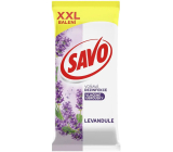 Savo Lavender universal disinfectant cleaning wipes without chlorine 60 pieces