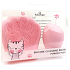 Face brush silicone + make-up sponge, various colours
