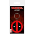 Epee Merch Marvel Deadpool logo Keychain rubber 12,7 x 7,4 cm