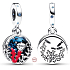 Charm Sterling silver 925 Australian coral reef 2in1, travel bracelet pendant