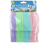 Plastic clothespins larger 30 pieces