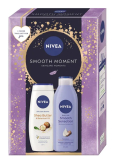 Nivea Smooth Moment Shea Butter Shower Gel 250 ml + Nivea Smooth Sensation Body Lotion 250 ml, cosmetic set for women