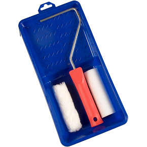 Spokar Moltopren roller 100 mm + Perlon roller 100 mm, including holder and tray