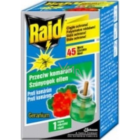 Raid Refill for electric vaporizer liquid with perfume against flying insects 1 piece 45 nights