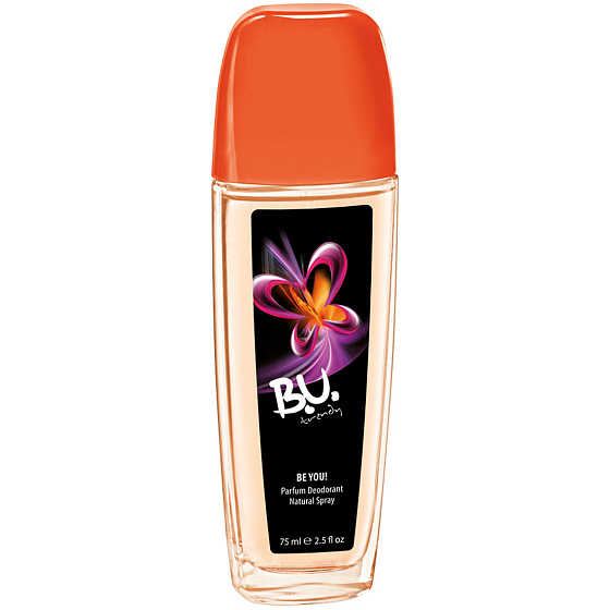 B.U. Trendy perfumed deodorant glass for women 75 ml