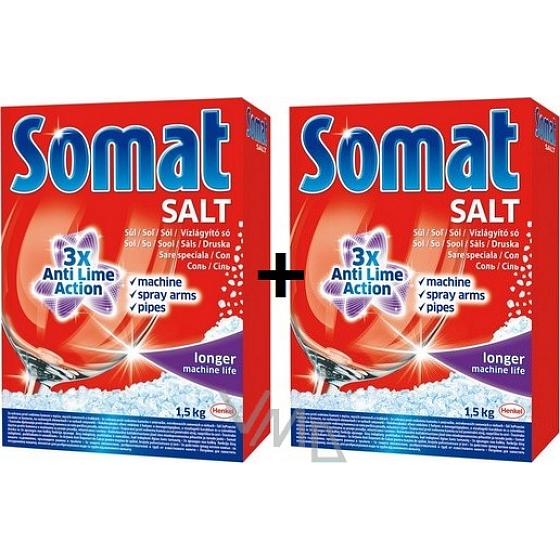 Somat dishwasher salt 2 x 1.5 kg