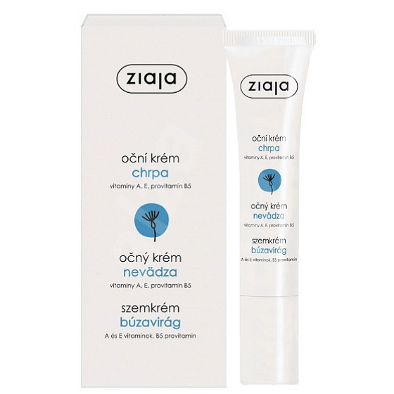 Ziaja Cornflower Brightening Eye Cream for Under Eyes and Eyelids 15 ml