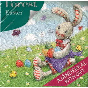 Forest Paper napkins 1 ply 33 x 33 cm 20 pieces Easter Bunny and eggs