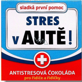 Nekupto Sweet first aid, Anti-stress chocolate Stress in the car 65 g