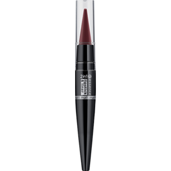 Essence Matt Lipstick & Liner 2 in 1 lipstick & lip pencil 05 Lush Berry 1.5 g