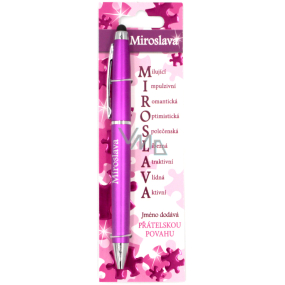 Nekupto Stylus Ballpoint pen with the name of Miroslav