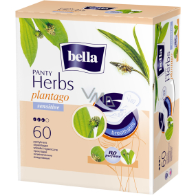 Bella Herbs Plantago Sensitive sanitary panty liners 60 pieces + make-up remover tampons 30 pieces
